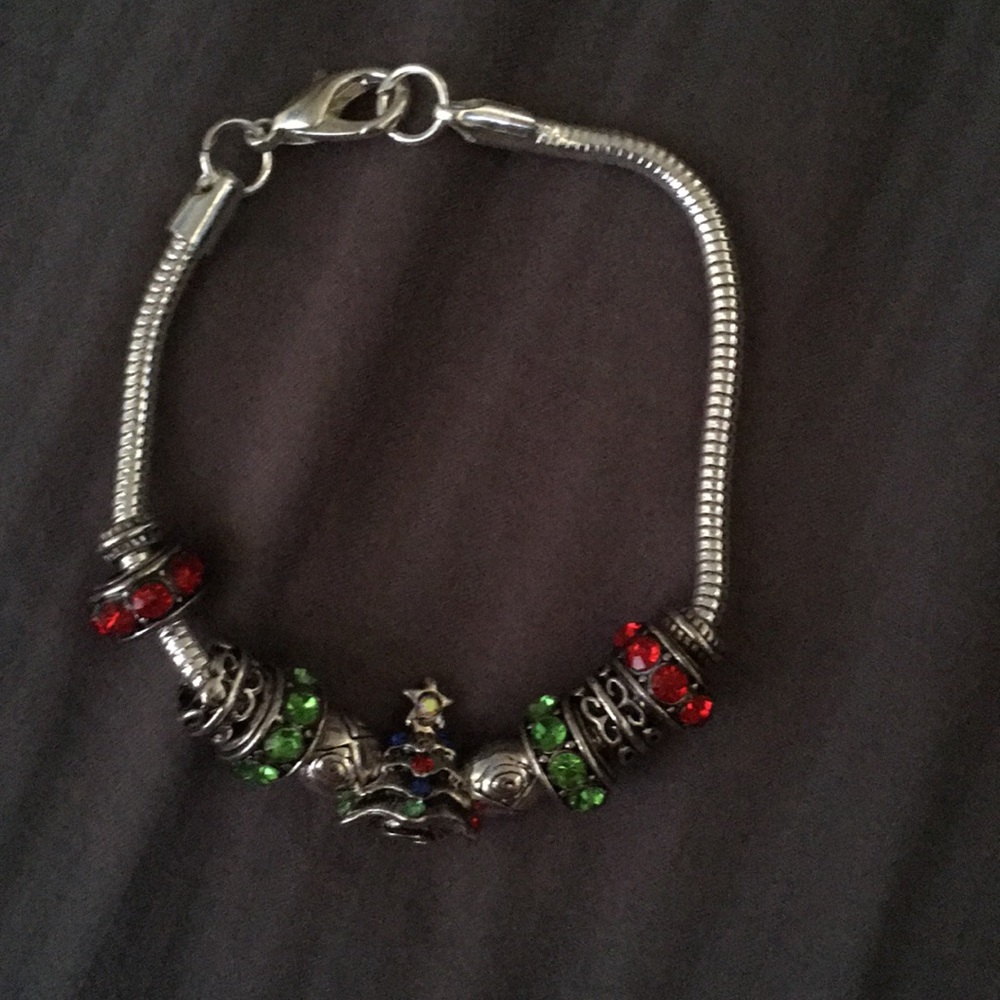 Christmas theme charms bracelet